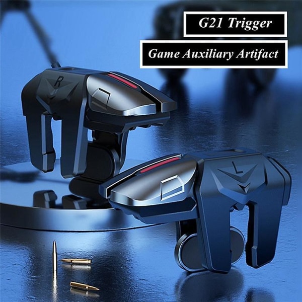 G21 Mobiltelefon Game Trigger för Pubg Gaming Controller L1 R1 Alloy Key Button för Android Gamepad