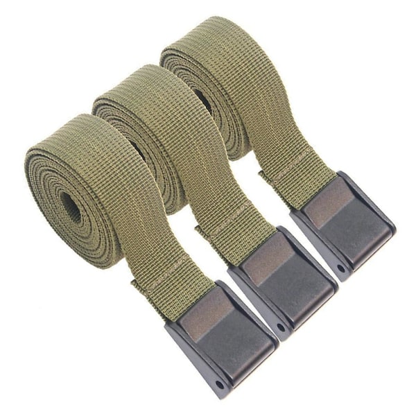 3-pack Spännband Praktiska Lastspännband Hållbara Campingspännband