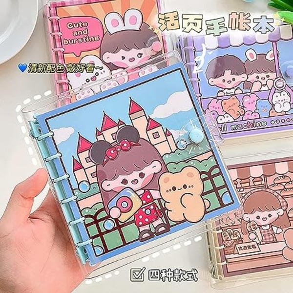 Notebook Cute Coil Book MOMO Sauce Live Page Handbook Girl Heart Circuit Benji INS Studentialable Notebook A6 Notepad