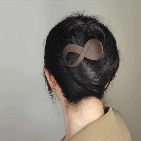 Elegant hårtilbehør (brun blå lilla grå)