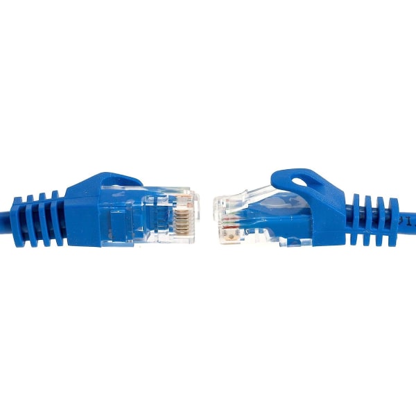 10m Blue Snagless Cat5e Ethernet-kabelnettverk høyhastighets patchledning kompatibel med ruter, modem, smart-tv, pv, bærbar PC og konsoll