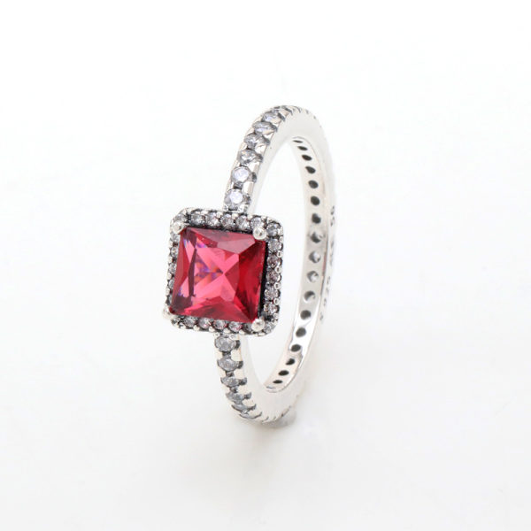 Glittrande kubisk zirkonia krona 925 sterling silver ring för kvinnor måne och blommig stil bröllop smycken PYR032 9