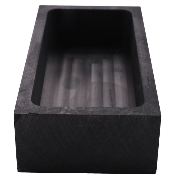 2 stk 1 kg grafittbarrestøpeform digelform for smelting støping raffinering gull sølv metall alu