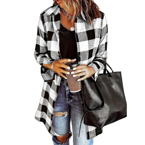 Dameknapper ned skjorter Oversized lette bluser Løse afslappede toppe Efterår trendy frakker Gul M Yellow M