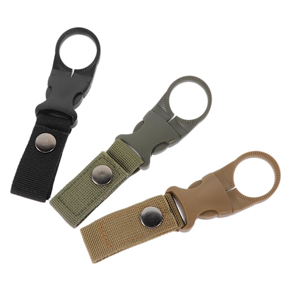 3 kpl Kannettavat Vedenpullonpidikkeet Pullonpidin Clip Vedenpullonpidin Solki Pullon Ripustusvyö Pullon Ripustus Solki Clip