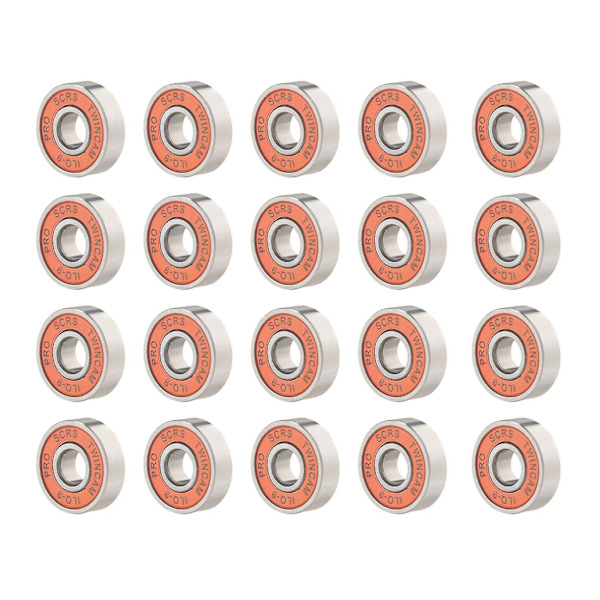 20 stk. 608 2rs kuglelejer, Ilq-9 højhastighedslejer til skateboards, inline-skates, scootere, ro