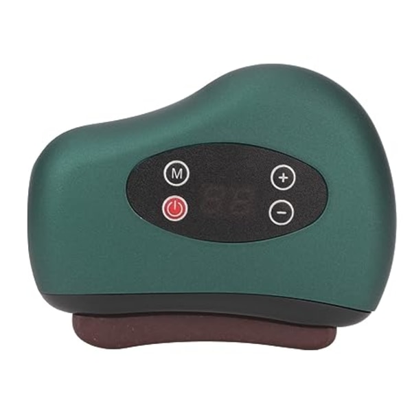 Ansiktsskraping Massasjeapparat Oppvarming Skrapeinstrument Elektrisk skrapeenhet for armer, hals (rød)