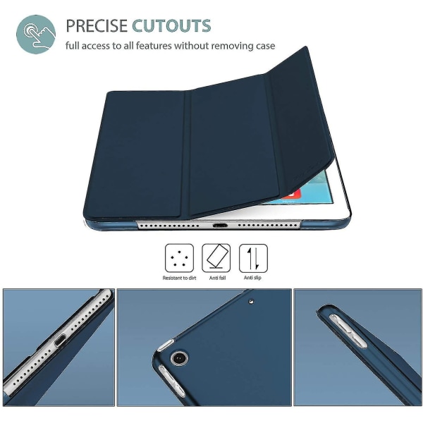 iPad Air 1:a generation Smart Case Cover, Ultratunt Skal med Stativ, Lättviktsdesign, Automatisk Sömn/Vakna, För Apple iPad Air A1474 A1475 A1476