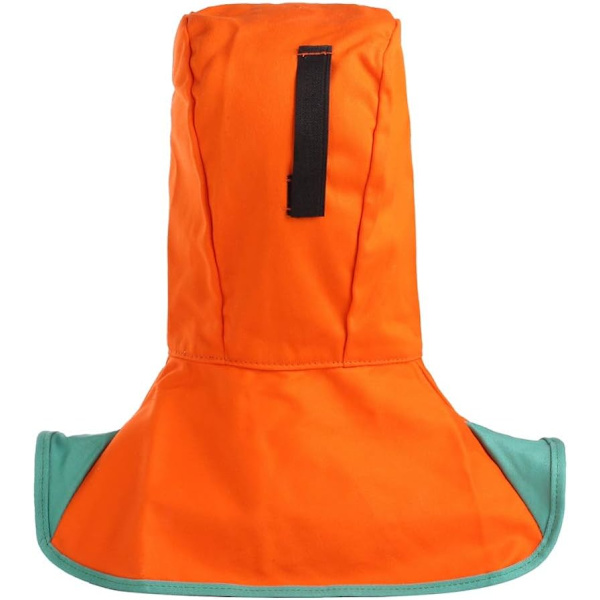 Kevlar svetsning nackskydd, skär/reptålig/värmebeständig nackskydd axel/draperi matchar alla typer av svets hjälmar/huva/mask
