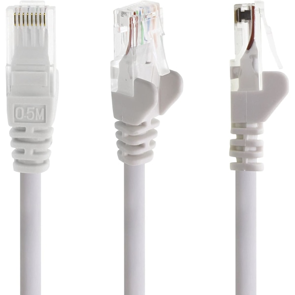 5m Cat 6 Ethernet-kabel Gigabit Rj45 Lan Patch-kabel Kompatibel med Internett, Ruter, Modem, Smart-TV, PC og Bærbar PC Bryter Modem 10