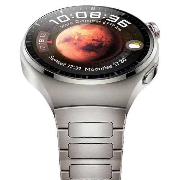 Til Huawei Watch 4 Pro urrem i titaniumlegering med aftagelige led - Titanium Titanium