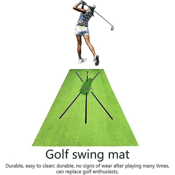 Golf Træningsmåtte Til Swing Golf Træningsmåtte Batting Mini Golf Golf Træningshjælpesæt