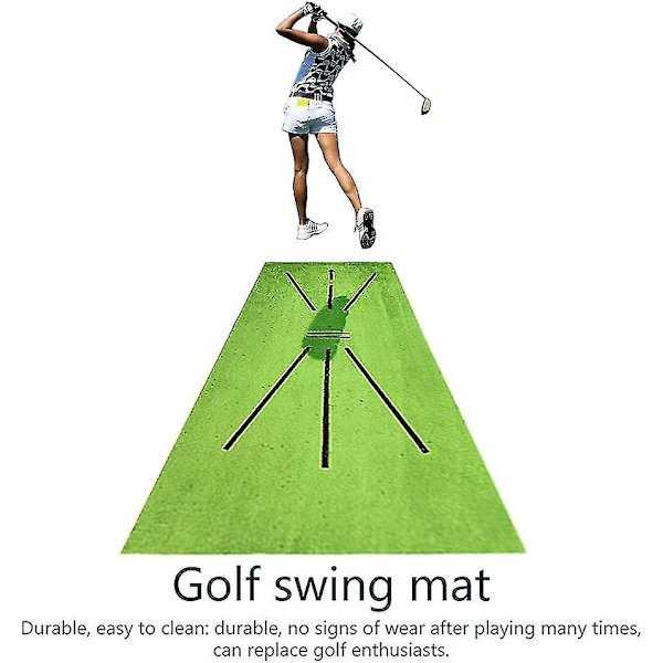 Golfträningmatta för svingträning, slagmatta, minigolf, golfträninghjälpmedel