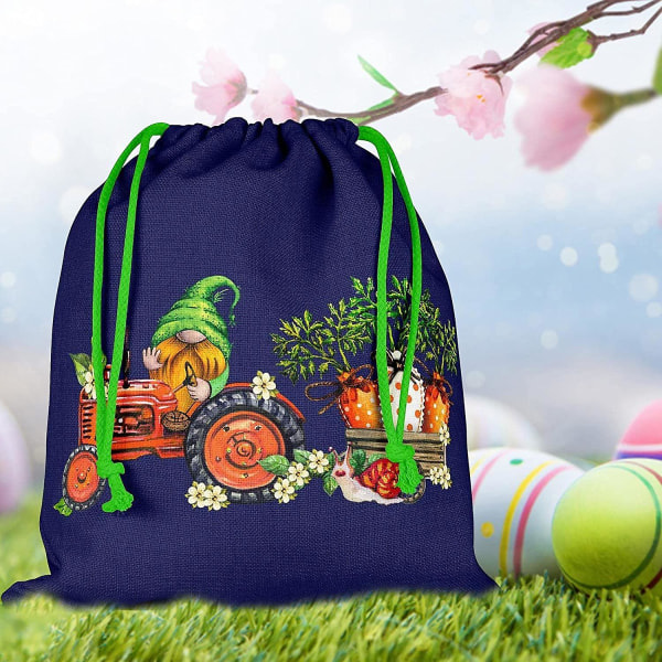 Pääsiäisjuhlien suosikkilaukut - pääsiäiskangaskassi | Pienet laukut Pääsiäiskarkkilahjapaperikassit syntymäpäiväjuhliin