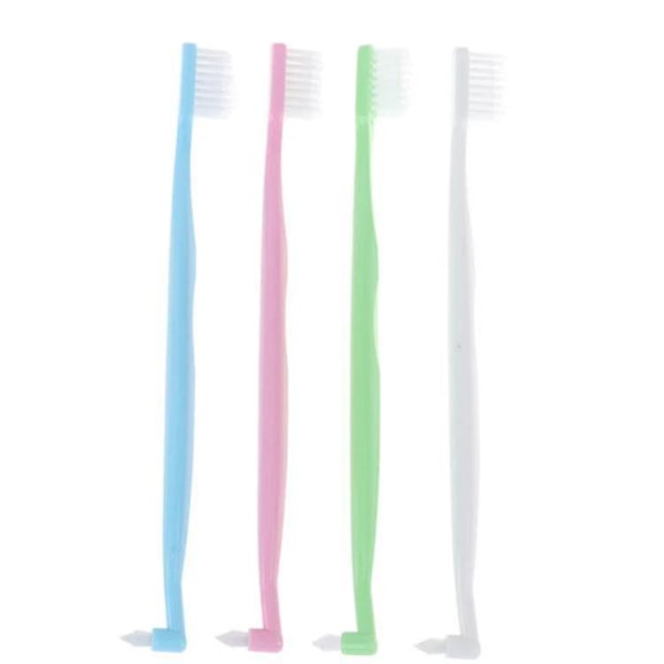 Tuftet tannbørste tannbørste Tannbørste med doble ender trim buster tannbørste myk trim tannbørste Enkel tuftet tannbørste for tannregulering Detalj Cleanin