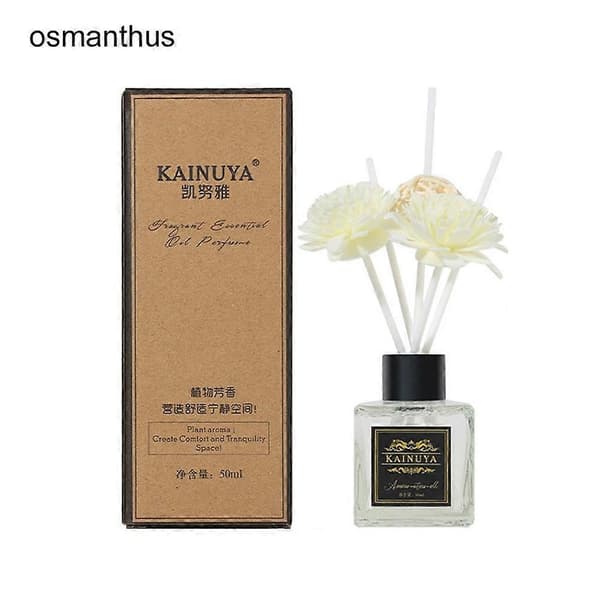 Ildfri aromaterapi diffuser Miljøvenlig æterisk frisk, varig olie V1O1 osmanthus 50ml