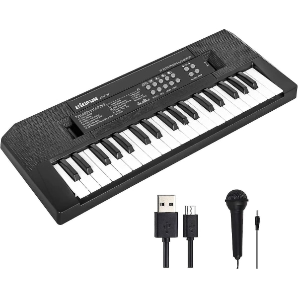 Elektronisk klaver med mini keyboard 37-tangenters elektronisk keyboard klaver børns klaver