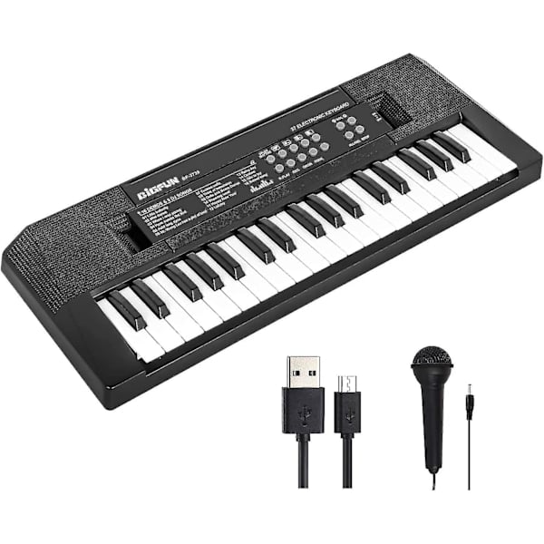 Elektronisk piano med mini keyboard 37-tangenters elektronisk keyboard piano barn piano