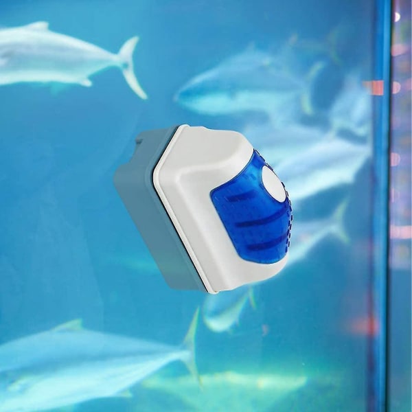 Magnetisk Aquarium Fish Tank Scraper Glass Cleaner Scrubber Flytende ren børste