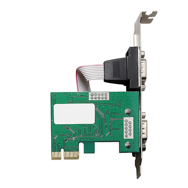PCIe til to serielle porte RS232 interface industrielt computerudvidelseskort