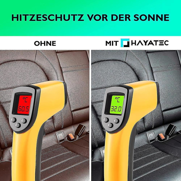 Hayatec Sonnenschutz Auto Frontscheibe Abdeckung Auto Windschutzscheiben Faltbar