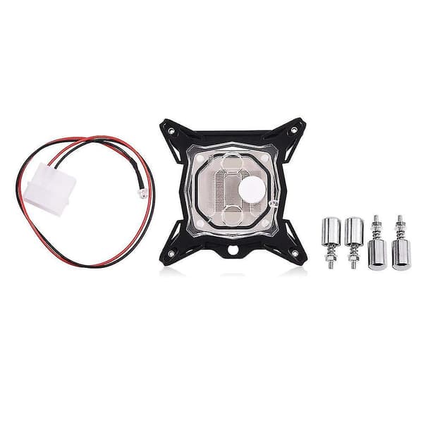 CPU Vattenblock, universell 0,3 mm Mini Dator CPU Kylvattenblock Vätskekylningssystem, Coole