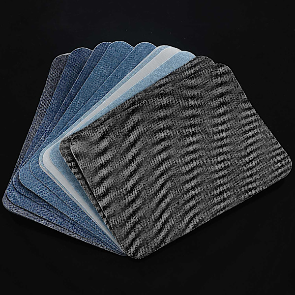 10 st Termiska självhäftande strykjärn på lagningslappar Jeans väska hatt reparation dekor design