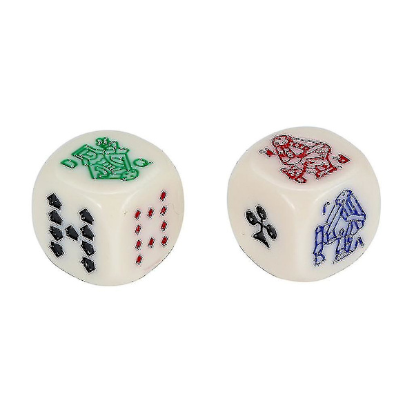 10 stk./sæt Polyhedriske Multisidede Akryl Poker Terninger til Spil