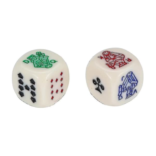 10 stk/sett For Spill Polyhedral Multi-Sided Akryl Poker Terninger