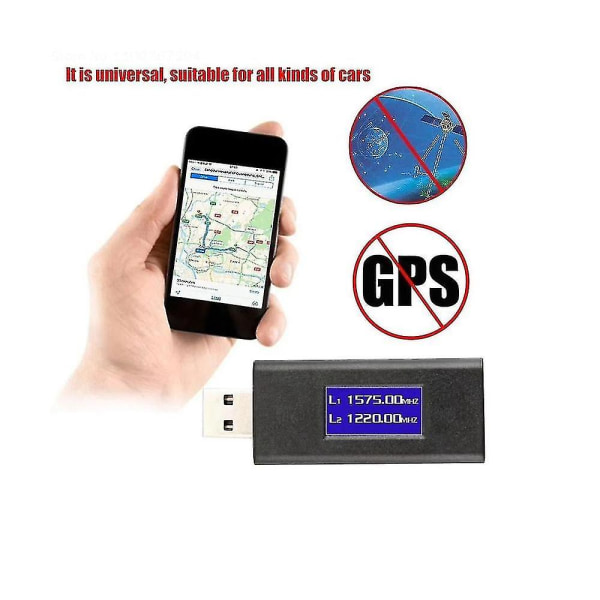 GPS-signalblokker for bil 1555-1580mhz GPS+Beidou Dual-kanals signaldetektor Personvernbeskyttelse Anti-interferens