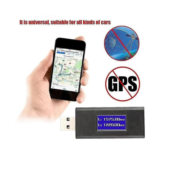 GPS-signalblokker for bil 1555-1580mhz GPS+Beidou Dual-kanals signaldetektor Personvernbeskyttelse Anti-interferens