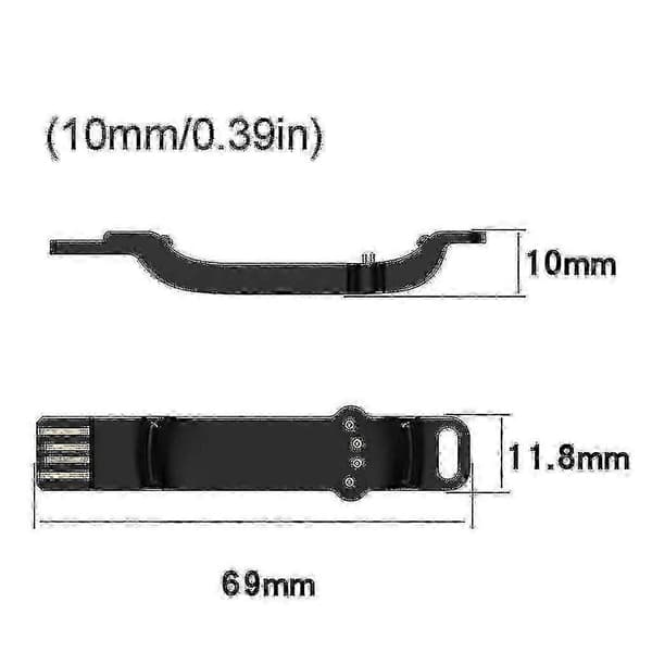USB-opladerkabel til Polar Unite til Smartwatch Ikke-magnetisk opladningsdock
