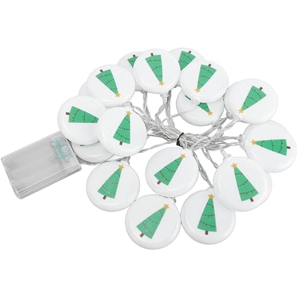 Julepynt Lysstreng, 3 Meter 20LEDs Natlys Varmt Lys Indendørs Udendørs Belysning Lampe til Bryllup Hjem Fødselsdag Have Havefest Jul