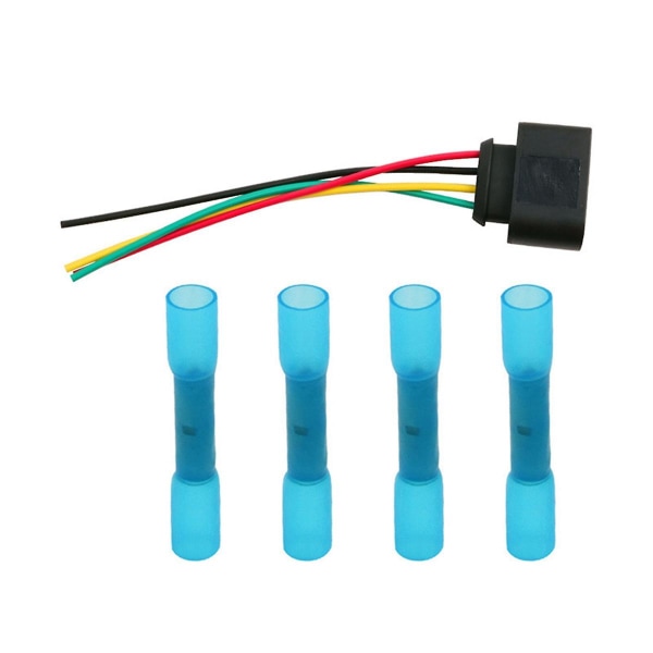 4-pakks tennpluggspolens koblingskabelsett for A3 A4 A5 A6 1j0973724 2011340 1j0998724
