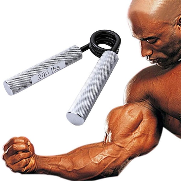 Hand Grip Strengthener 3 (100lb,200lb,300lb) Metal Grip Strength Trainer Handleds- och underarmsstyrketränare