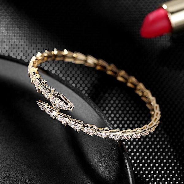 Shao orm armband, sterling silver personlighet orm armband smycken för kvinnor flickor