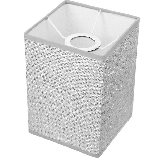 Lampabåge i linne, rektangulär, linnelampskärm, golvlampa i linne, bordslampa