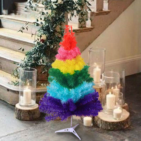 Julepynt Kreativ Regnbue Juletræ Juletræspynt