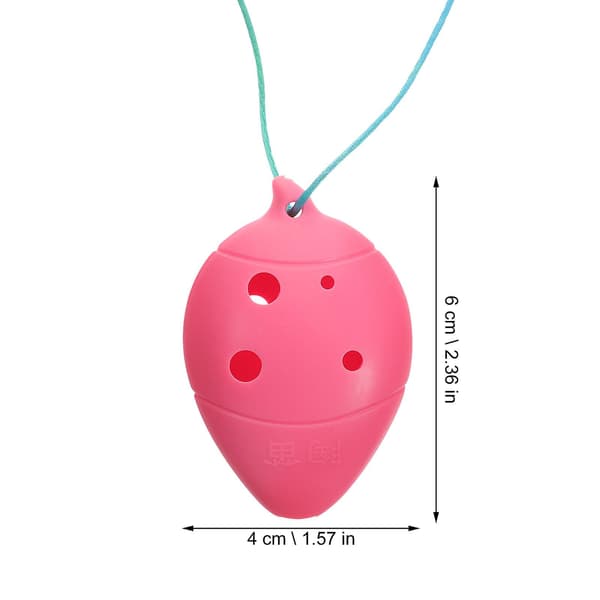 4 st Ocarina för barn i plast, professionell 6-håls ocarina