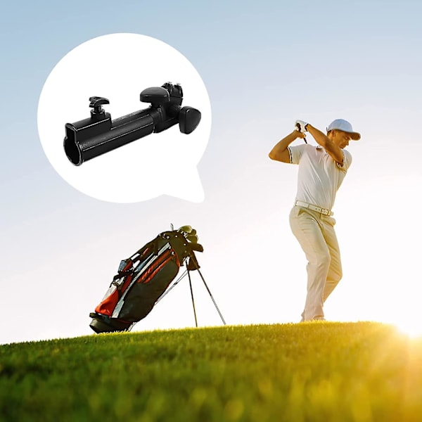 Golfvagnsparasollhållare Universal Golfvagnsparasollstativ Stöd (1st, Svart)