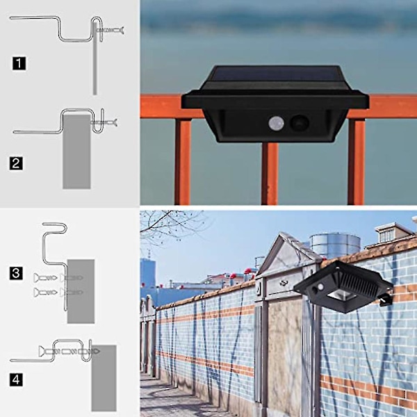 Aurinkokouruvalot, langattomat 40 LED:n aidatut pihatiet, puutarha, patio, polku, koristevalot (1 pakkaus)