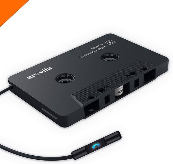Auton Bluetooth-kasettisoitin, kasettisoitin Bluetooth 5.0 -kasetti Aux -sovitin