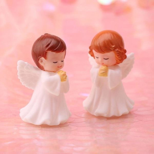 4pcs Praying Angel Statues Small Angel Figurines Home Decor Desktop Ornaments (angel Girl)