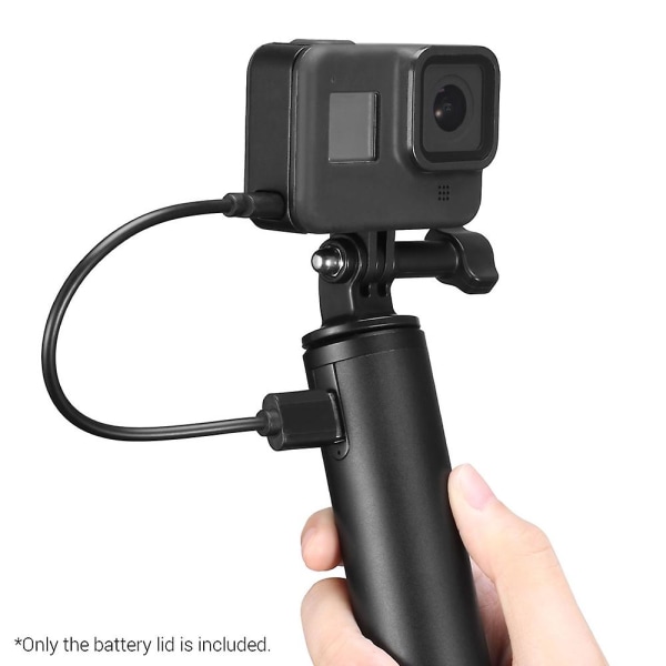 Låg til kamera batterirum Låg Quick Release Type-c Ladeport-dæksel Kompatibel med Gopro Hero 8 Black