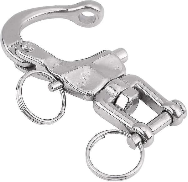 Swivel Swivel Snap Hook, Quick Links Quick Release Spring Hook För Segelbåt Halyard Båtar 316 Rostfritt Stål