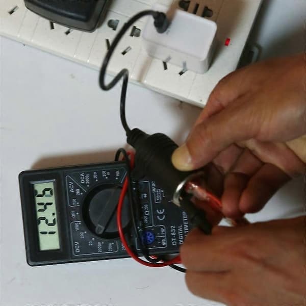 USB C PD til 12V 60W billaderuttakadapter for billader og støvsuger 0.24m