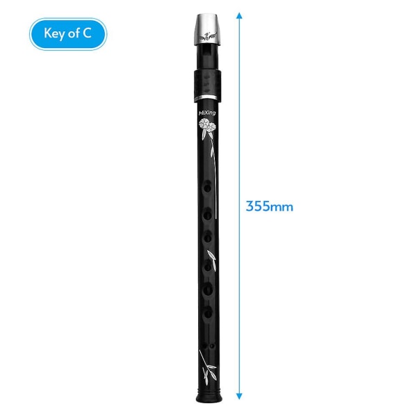 Lättvikts Irish Whistle Tin Whistle Flöjtblockflöjtinstrument För barn Vuxna Studenter Nybörjare Sopranblockflöjt Irländska & internationella blåsinstrument