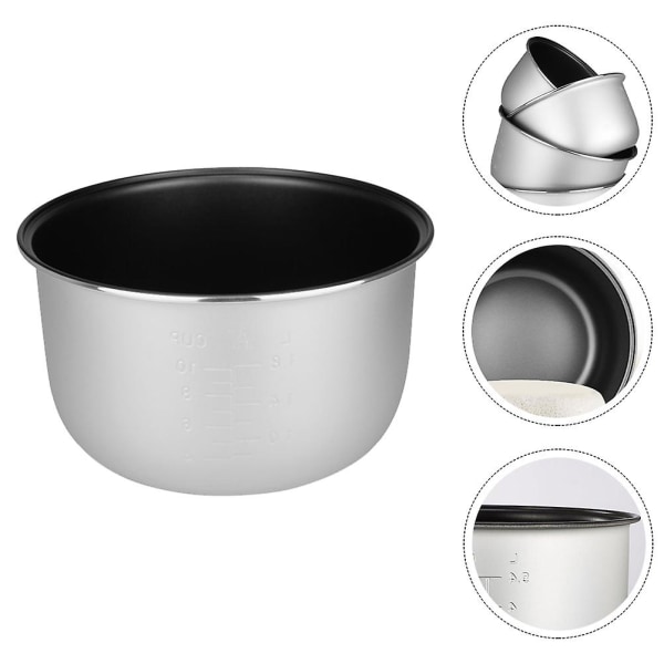 Gryte Tilbehør Riskoker Inner Pot Inner Pot Cooker Liner Container Riskoker Liner
