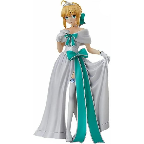 24cm Japan Anime Fate/stay Night Figurer Saber Altria Formell Klänning PVC