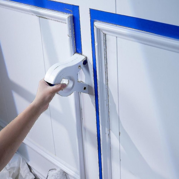 Maalarin maalarinteippiapplikaattori, tiivistysteipin annostelukone seinä- ja lattiamaalaukseen, leveys max 50 mm